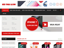 Tablet Screenshot of dienthoaila.com